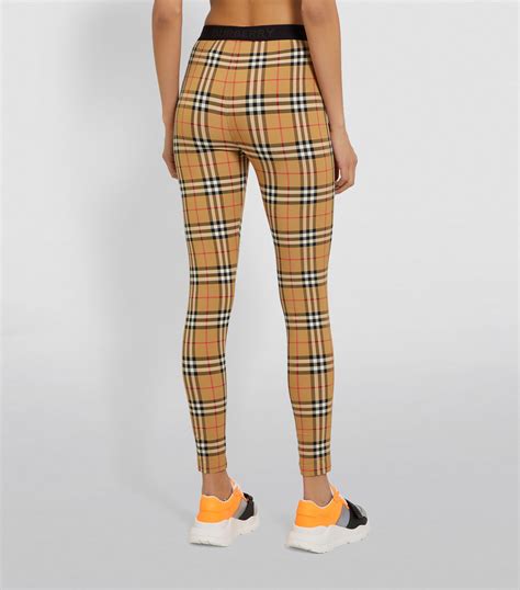 burberry pattern trousers|burberry leggings women.